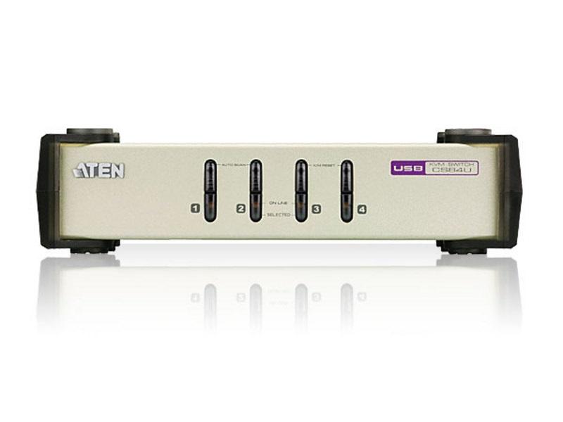 CS84U 4-Port PS/2-USB VGA KVM Switch by Aten