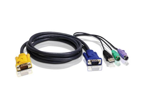 2L5302UP PS/2 USB KVM Cable (6ft) by Aten