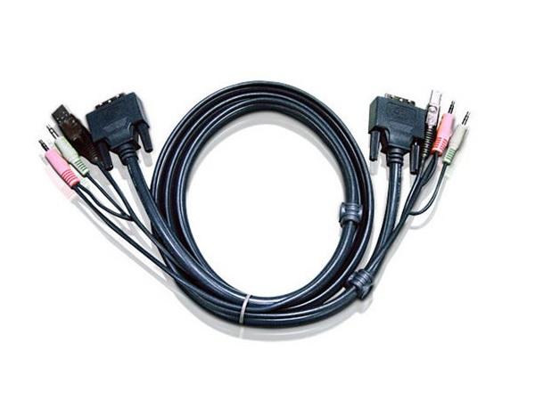 2L7D03U USB DVI-D Single Link KVM Cable (10ft) by Aten