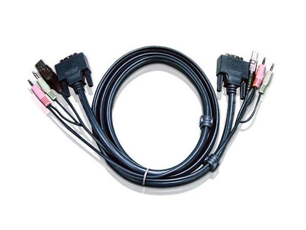 2L7D05U USB DVI-D Single Link KVM Cable (16ft) by Aten