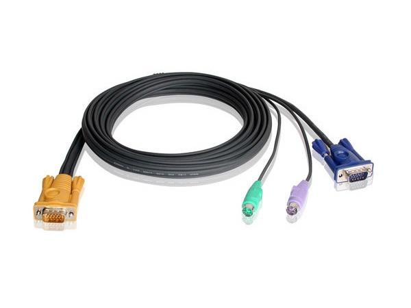 2L5210P SPHD15 to VGA and PS/2 KVM Cable (30ft) by Aten
