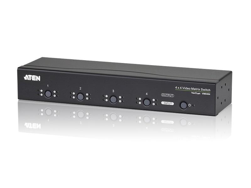 VM0404 4x4 VGA/Audio Matrix Switch by Aten