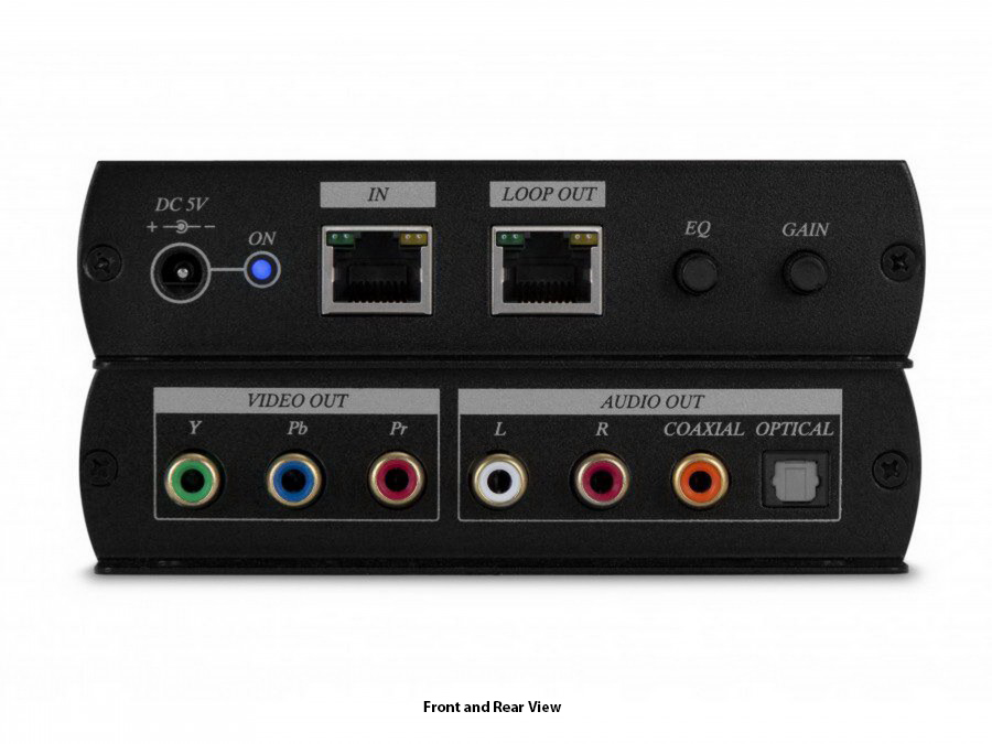 AT-COMP300RL Component video with analog/digital audio cat5 Extender (Receiver) with cat5/6/7 loop-out by Atlona