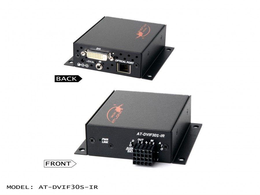 AT-DVIF30S-IR-b DVI/RS232/IR/Audio Extender (Transmitter) module/Multi Mode Fiber by Atlona
