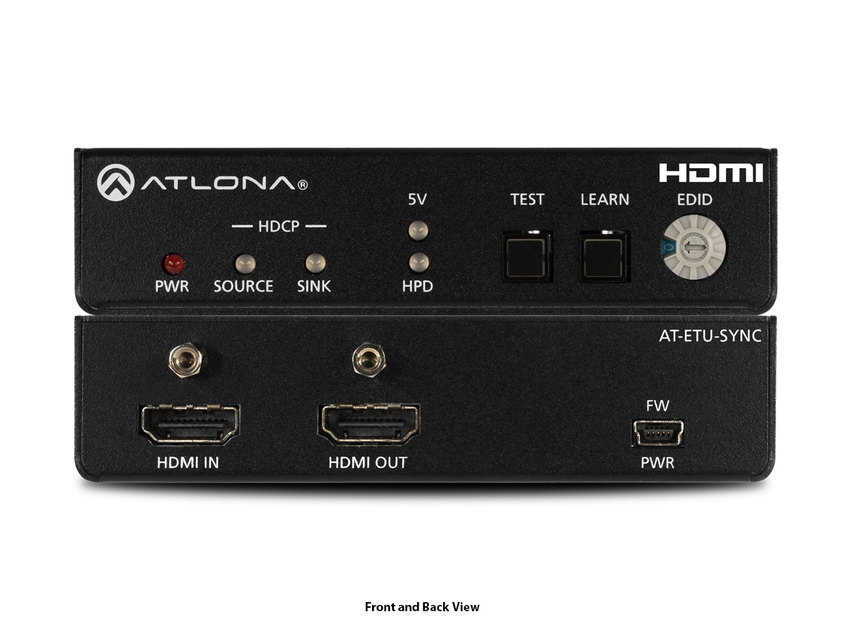 AT-ETU-SYNC EDID Emulator for 4K HDR HDMI Signals by Atlona