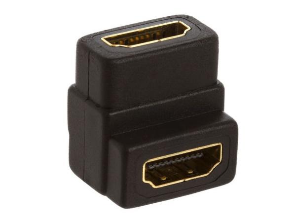 AT-HD-90-AD HDMI to HDMI Coupler Female/90 Degree/Gold Plated Connectors by Atlona