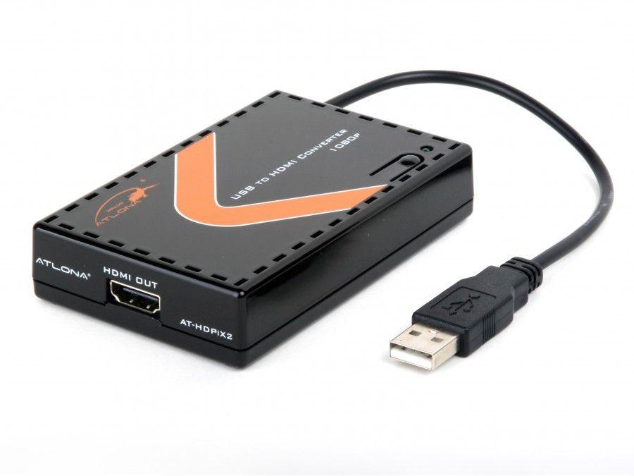 AT-HDPiX2 Usb To Hdmi Pc/Laptop To Tv/Monitor Converter Up To 1080P by Atlona