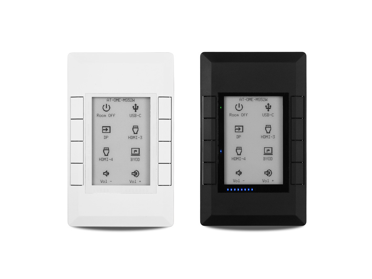 Atlona AT-VKP-8E Keypad 8-Button PoE E-Paper RS-232