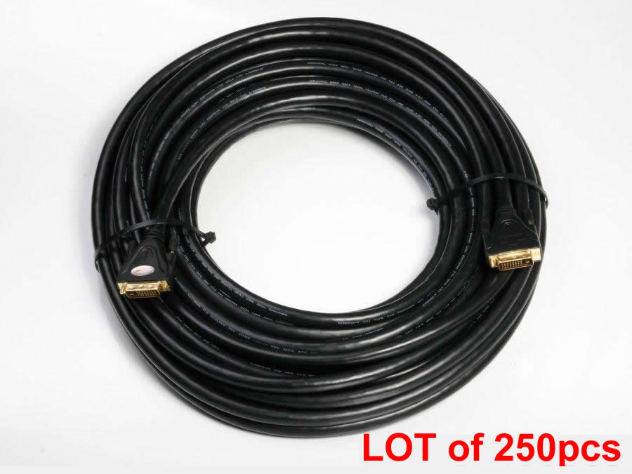 ATD-14010L-20_250 20M (65Ft) Dvi Dual Link Cable LOT of 250pcs by Atlona
