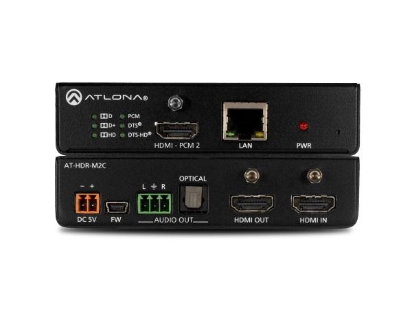 AT-HDR-M2C 4K HDR Multi-Channel Digital to Two-Channel Audio Converter by Atlona