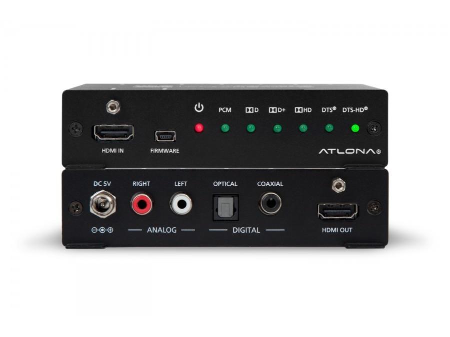 AT-HD-M2C HDMI Multichannel Audio to 2 CH Stereo Converter/Extractor by Atlona