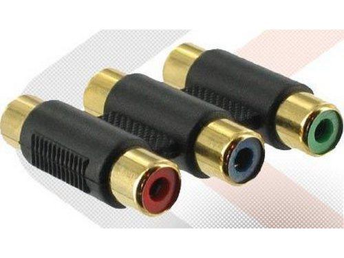 07-058RGB-50 Triple RCA Coupler for Component Video/50pcs by Atlona