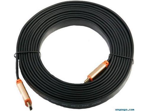 ATF14031B-7 7m/23ft Flat HDMI Cable/HDMI 1.3 Rated/Black by Atlona