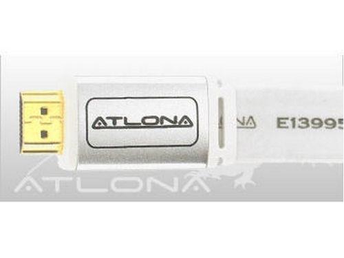 ATF14031W-4 4m/13ft Flat HDMI Cable/HDMI 1.3 Rated/White by Atlona