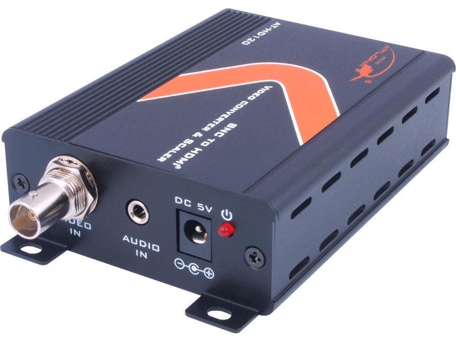 AT-HD120 Composite (BNC) / Stereo Audio to HDMI Video Converter/Scaler by Atlona