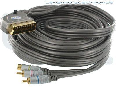 19-014L-10 10m/33ft HQ Scart to S-Video And Audio with In/Out Switch by Atlona