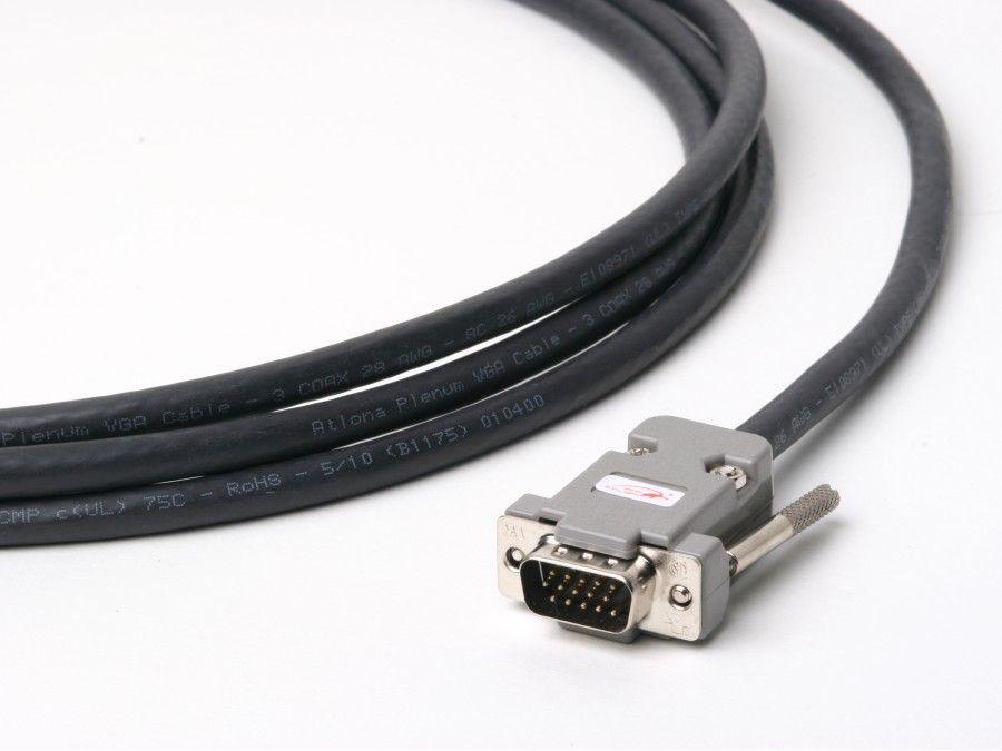 ATP-18009L-30 100ft Plenum VGA (HD15) Male/Male Cable (up to QXGA 2048x1536) by Atlona