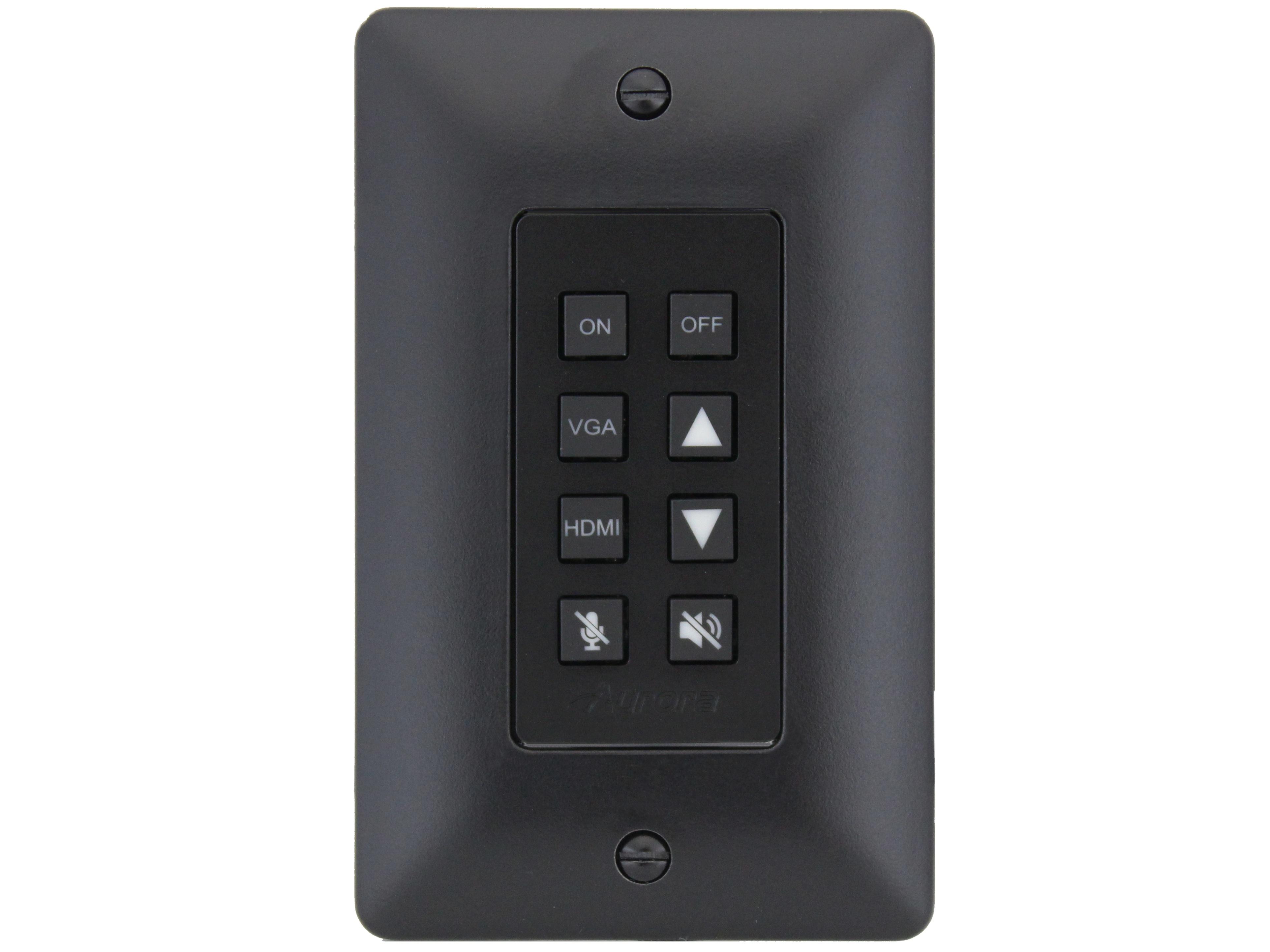 DXB-8i-B 8-Button Ethernet Backlit Panel/Black by Aurora Multimedia