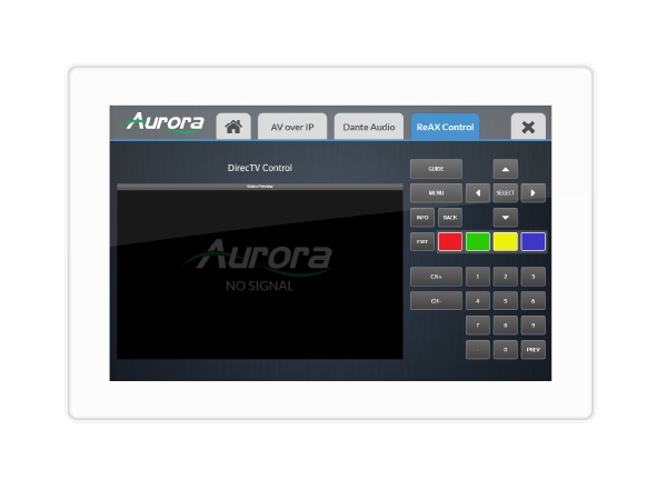 RXT-10VS-W 10.1 inch VESA Mount ReAX Touch Panel Control System with Ethernet and WiFi (White) by Aurora Multimedia