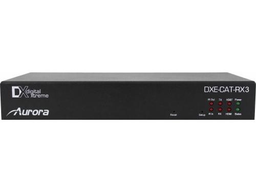 DXE-CAT-RX3 HDBaseT HDMI Extender (Receiver) 330/600ft with IR Sys by Aurora Multimedia