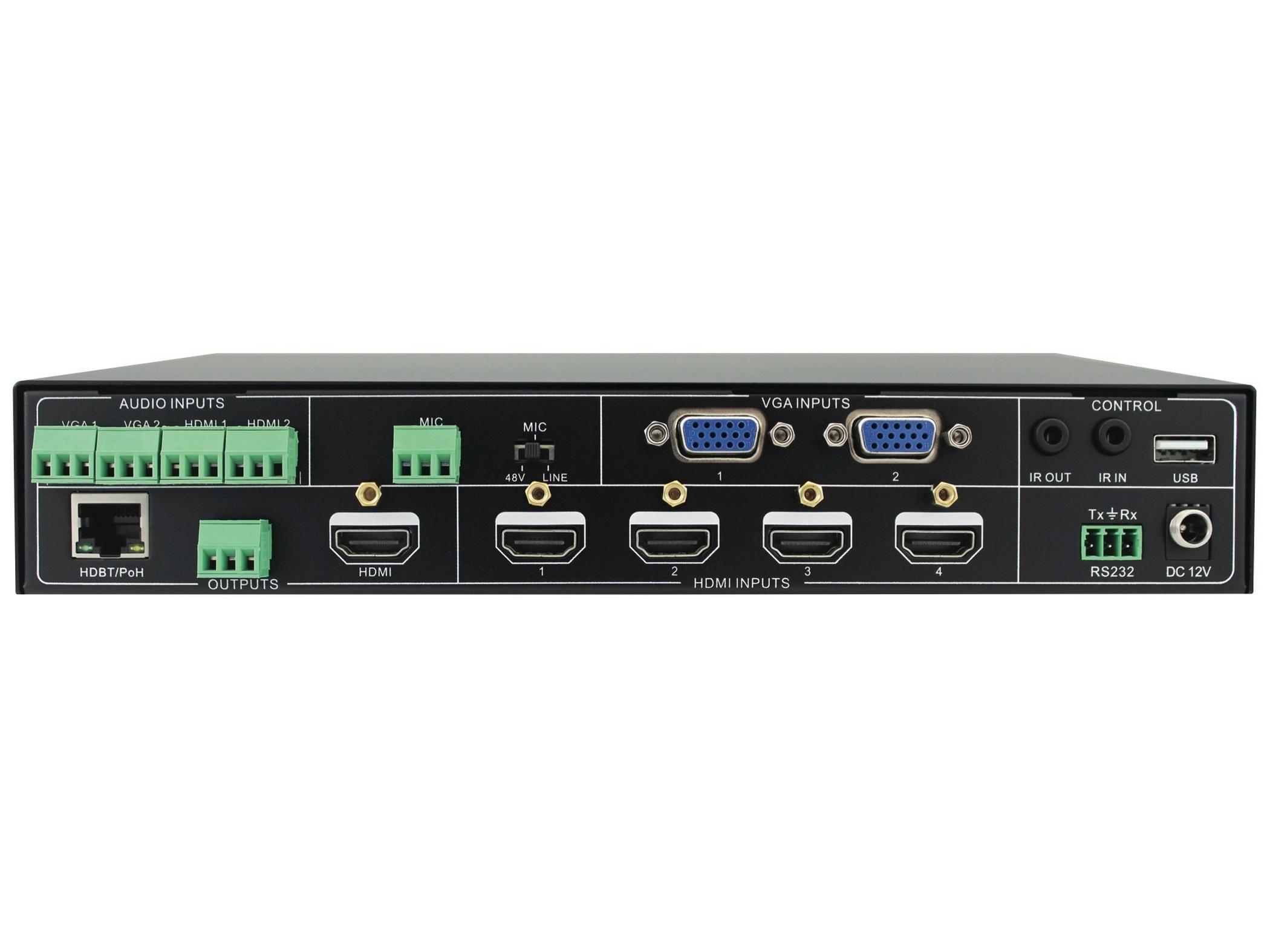 DXP-62 HDMI/VGA/Component/Composite Presentation Scaler/Switcher by Aurora Multimedia