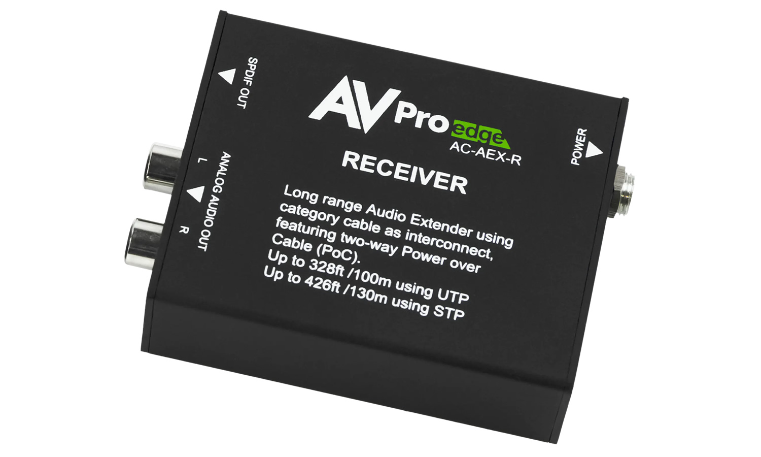 AC-AEX-R 100M Uncompressed Audio Receiver by AVPro Edge