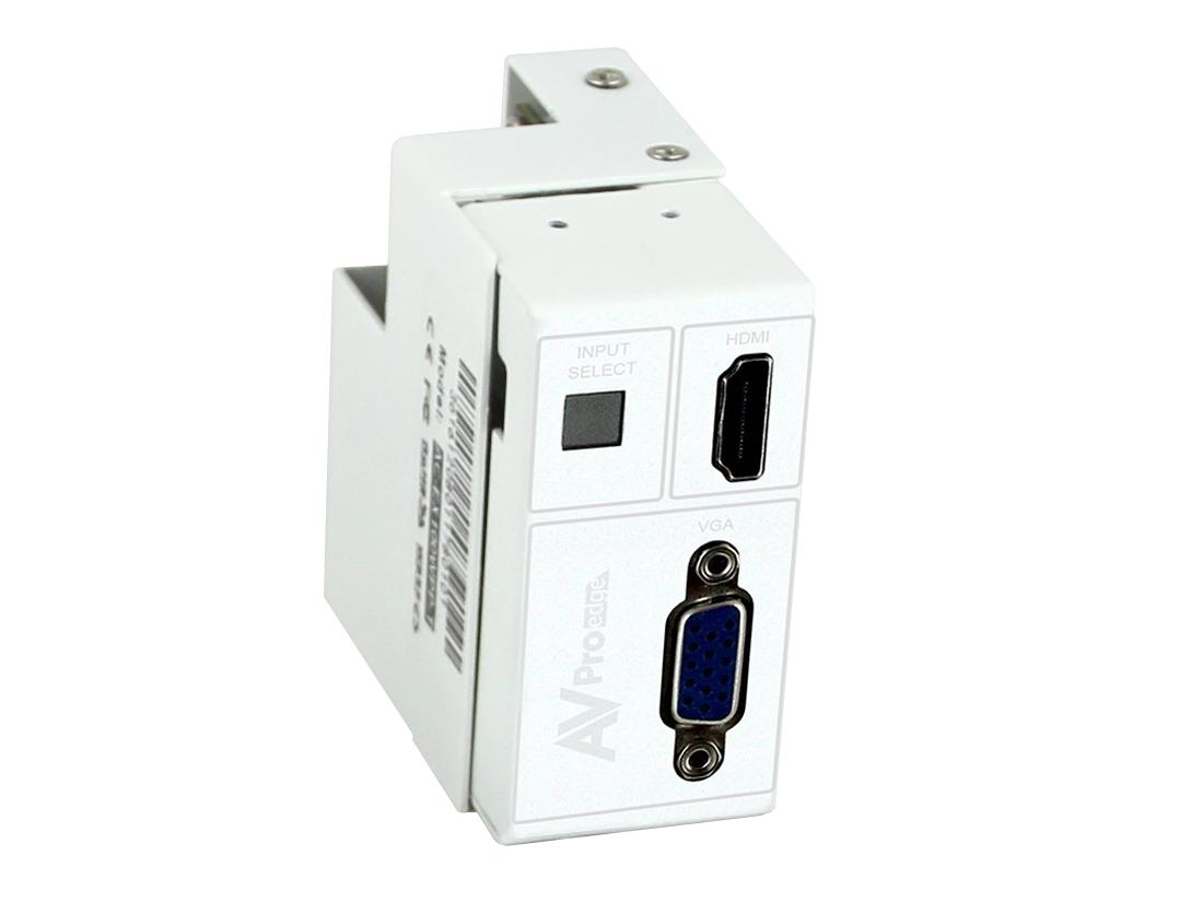 AC-CXWP-VGA-T 4K VGA/HDMI/HDBaseT Single Gang Decora Style Wall Plate Extender (Transmitter)/White by AVPro Edge