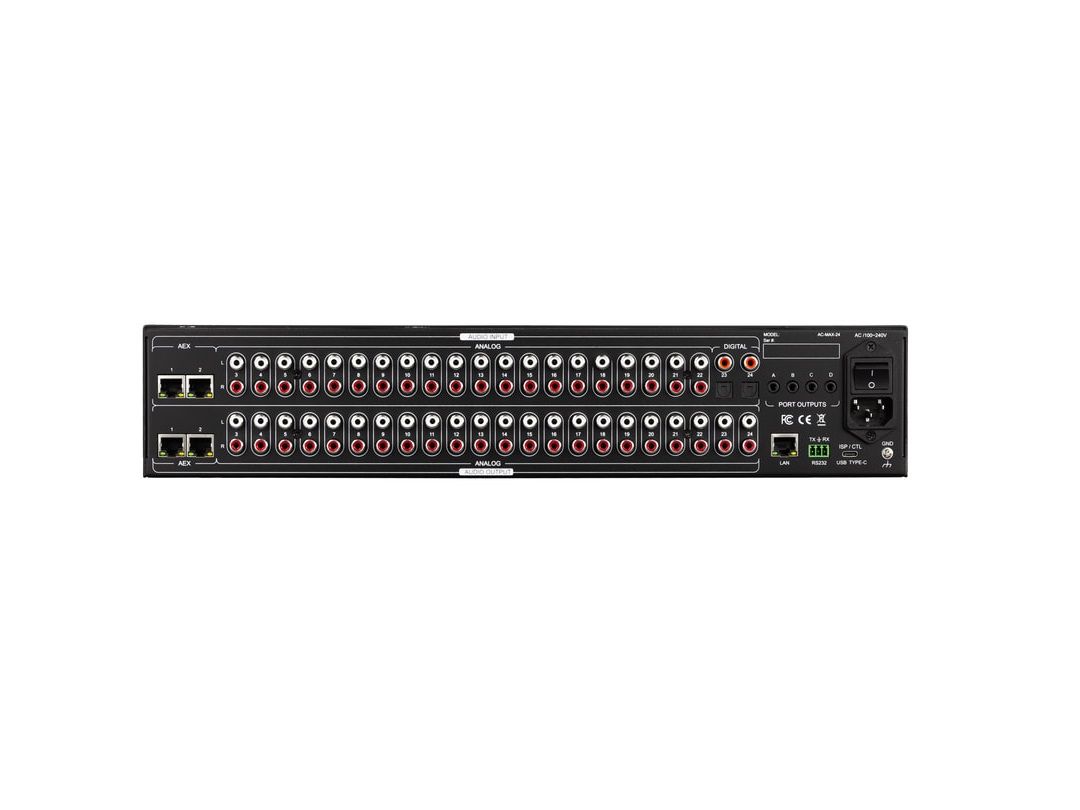 AC-MAX-24 24 I/O Stereo Audio Matrix with Audio Extension by AVPro Edge