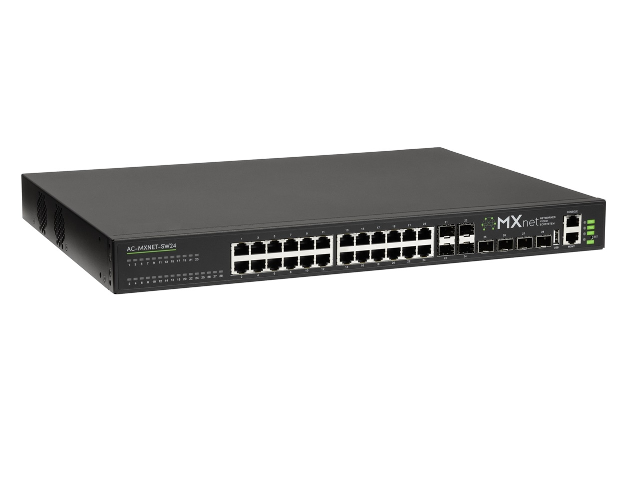 AC-MXNET-SW24 MXNet 24 Port Network Switch by AVPro Edge