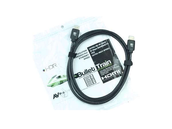 AC-BT02-AUHD 2m Bullet Train 18Gbps HDMI Cable by AVPro Edge