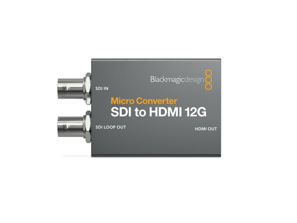 BMD-CONVCMIC/SH12G/WPSU Micro Converter SDI to HDMI 12G PSU by Blackmagic Design