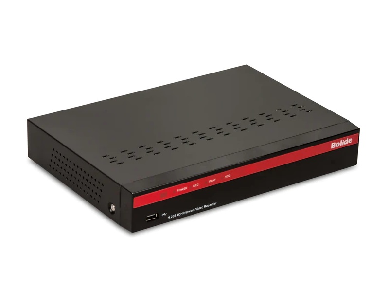 BN-NVR/4NX/NDAA 4-Channel with 4-Port POE/iPac AI Enabled/NDAA Compliant by Bolide
