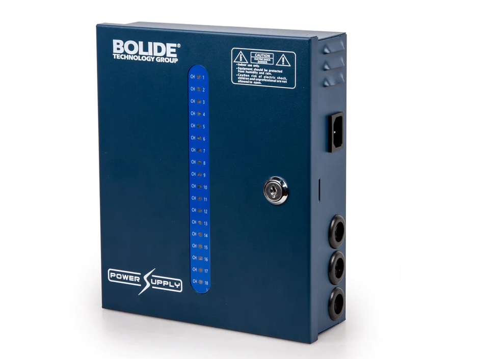 BP0050/18-20 12VDC Regulated Power Supply/18 Output/20 Amp/4pc Per Case by Bolide