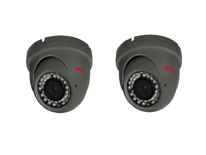 BTG1209IRODVA/28AHQ-2 Set of 2 2.0 MP HD Analog IR Bullet Camera with 2.8-12mm Lens Kit by Bolide