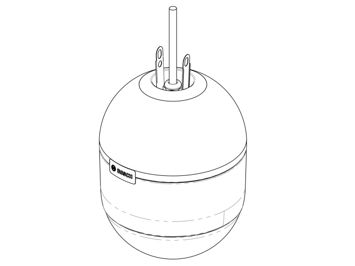 LS1-UC10U 10W Pendant Sphere Loudspeaker by Bosch
