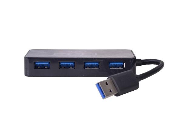 NET-264195-FB 4-Port SuperSpeed USB 3.0 Hub and Charger w Power Adapter by BZB