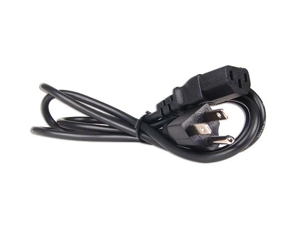 POWERCORD-BLK 5ft Standard 3-Prong (US) Computer Power Supply Cord (Black) by BZB