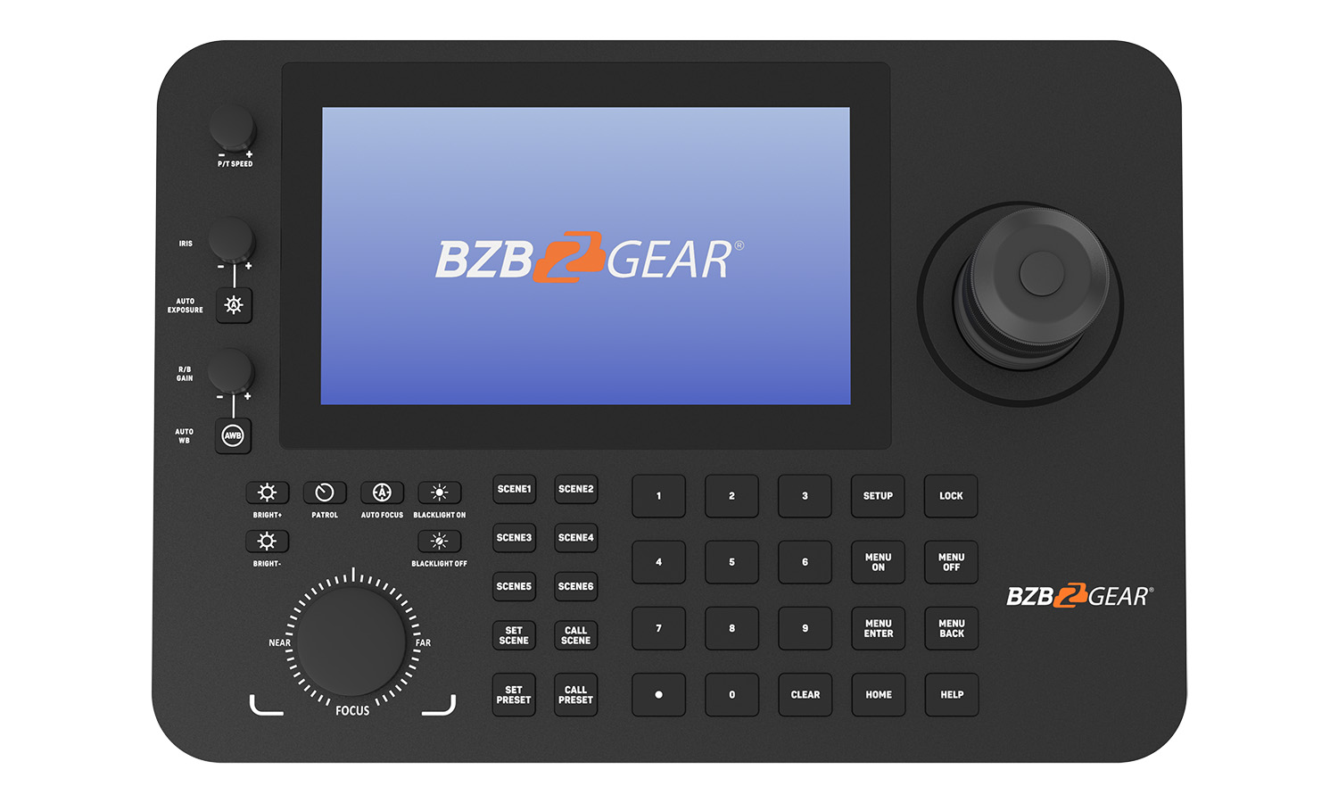 BG-Commander-Pro Professional Serial and IP Joystick Controller with Touchscreen by BZBGEAR