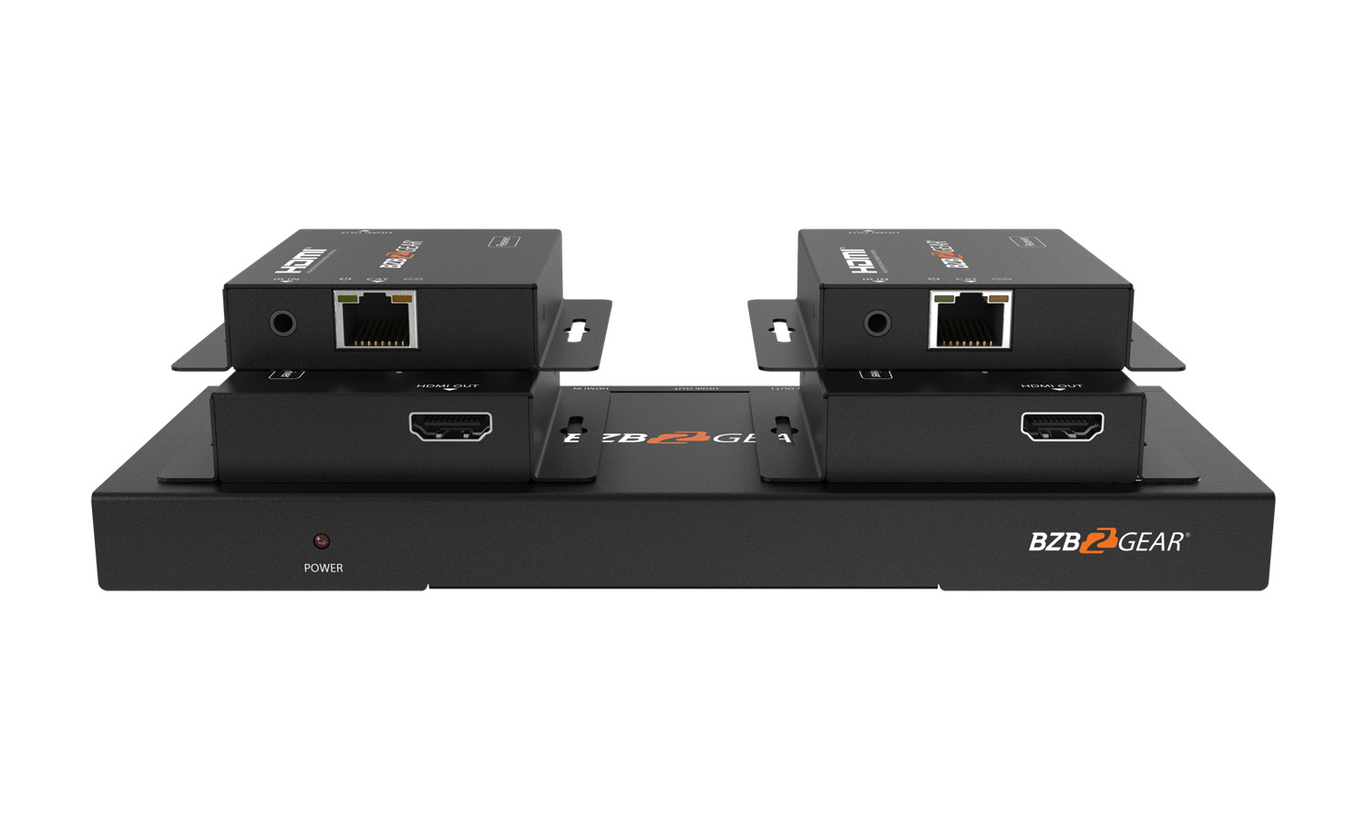 BG-HDA-E14 1X4 1080P/4K30 HDMI Splitter/Distribution Amplifier up to 230ft over Category Cable by BZBGEAR