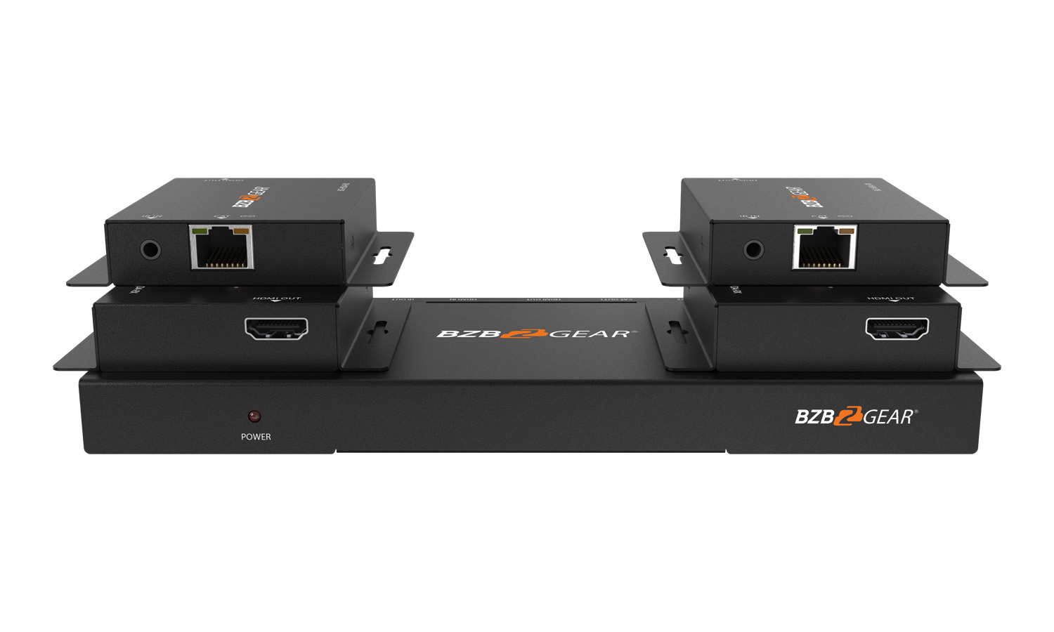BG-HDA-E14 1x4 1080P/4K30 HDMI Splitter/Distribution Amplifier up to 230ft over Category Cable by BZBGEAR