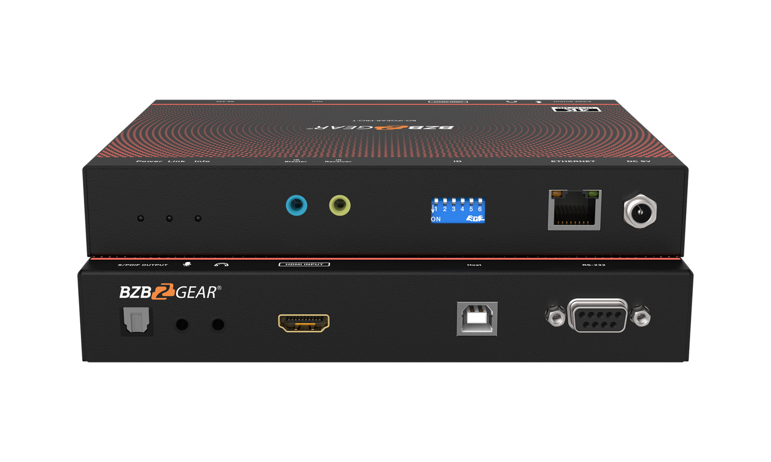 BG-IPGEAR-PRO-T 4K UHD AV over IP Multicast Transmitter with Video Wall, KVM and PoE support by BZBGEAR