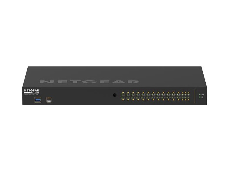 NET-M4250-26G4F-PoE PC NETGEAR AV LINE 24x1G POE  300W 2X1G and 4x SFP Managed Switch (Preconfigured GSM4230P-100NAS) by BZBGEAR