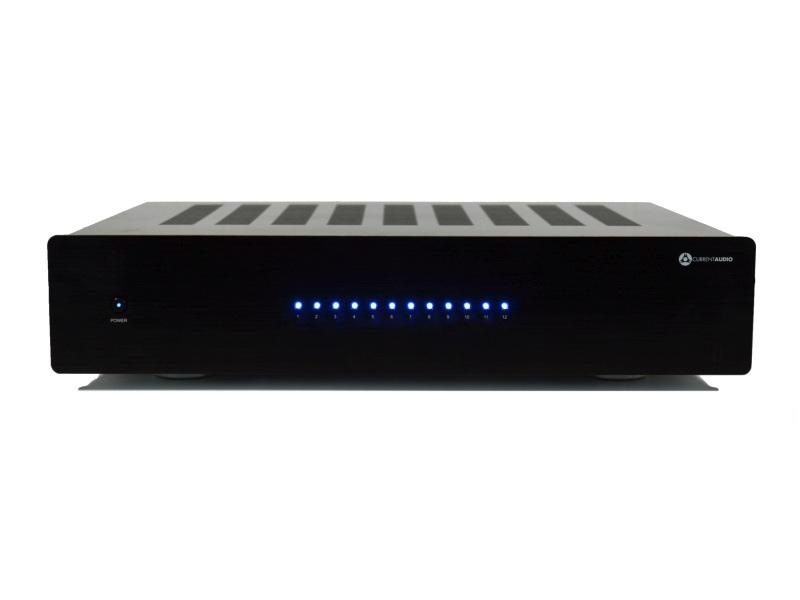 AMP1270 6 Zone/12 Channel Amplifier with Auto-Sensing and Dual Global Inputs by Current Audio