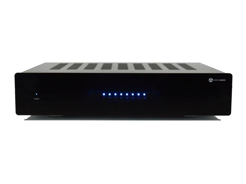 AMP870 4 Zone/8 Channel Amplifier with Auto-Sensing and Dual Global Inputs by Current Audio