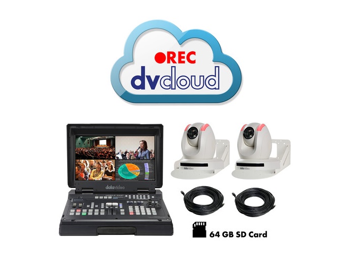 Cam-Cloud Srt Package CR1W Cam-Cloud Srt Package CR1 with Cloud Recording (White) by Datavideo