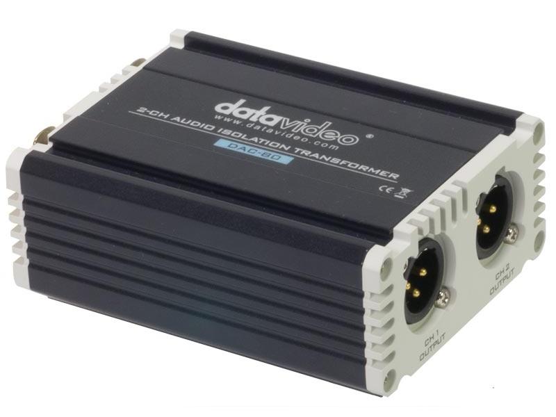 DAC-80 2-Ch Audio Isolation Transformer by Datavideo