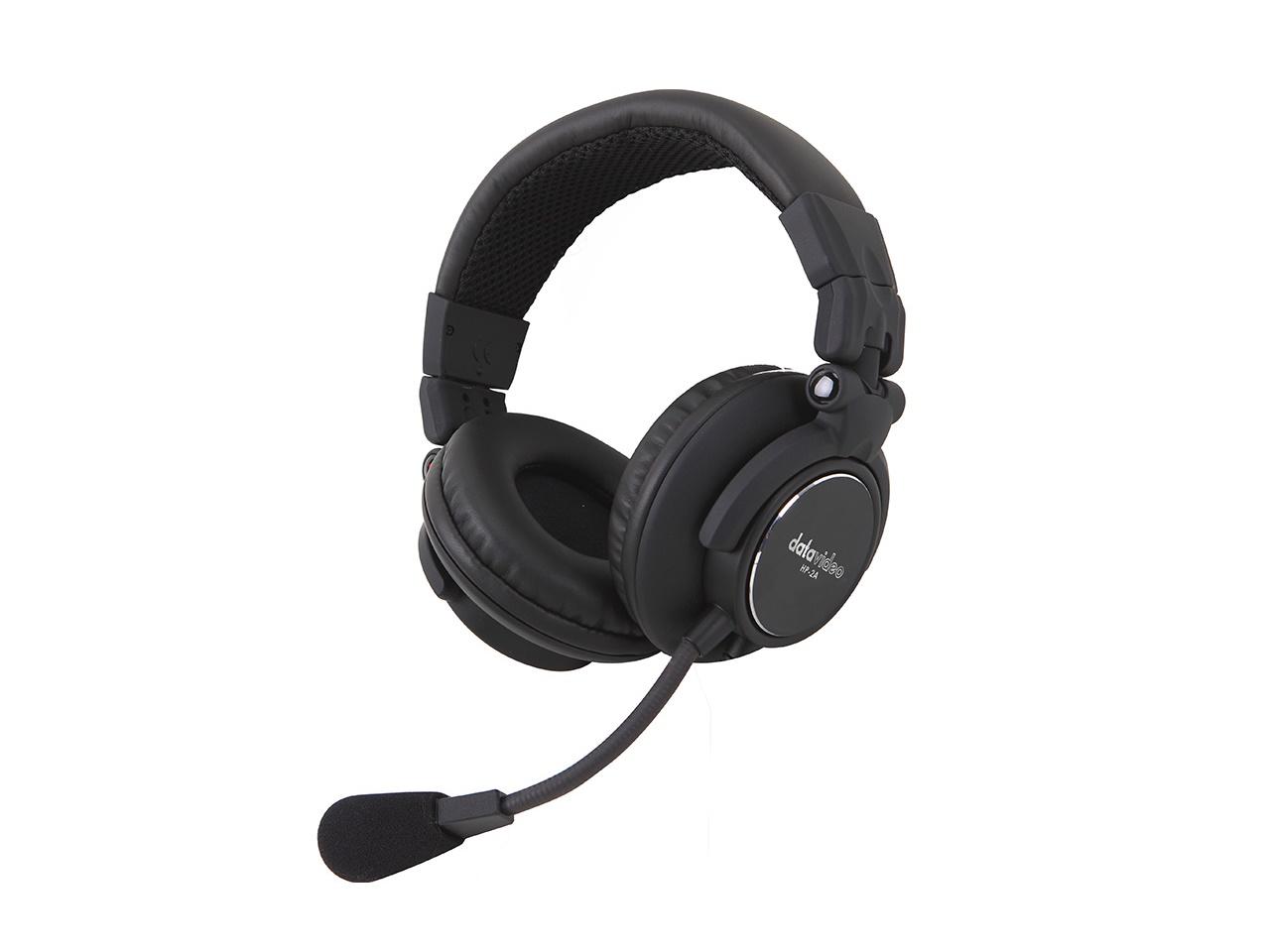 HP2A Dual-Ear Headset with Mic for the ITC-100 Belt Packs and Base Station by Datavideo