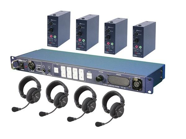 ITC100HP1K ITC-100 Wired Intercom System with Four HP-1 Headsets Kit by Datavideo