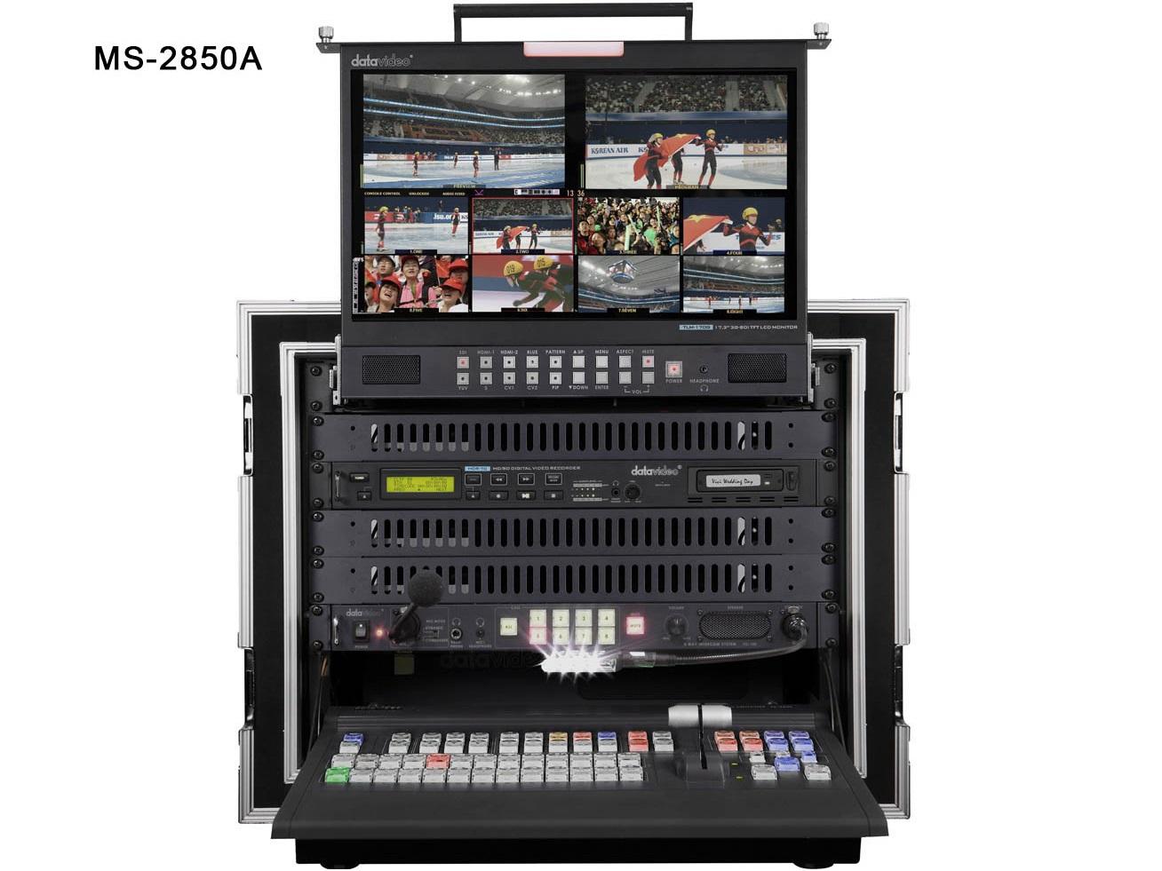 MS-2850A HD/SD 8/12-Channel Mobile Video Studio without VSM-100 by Datavideo