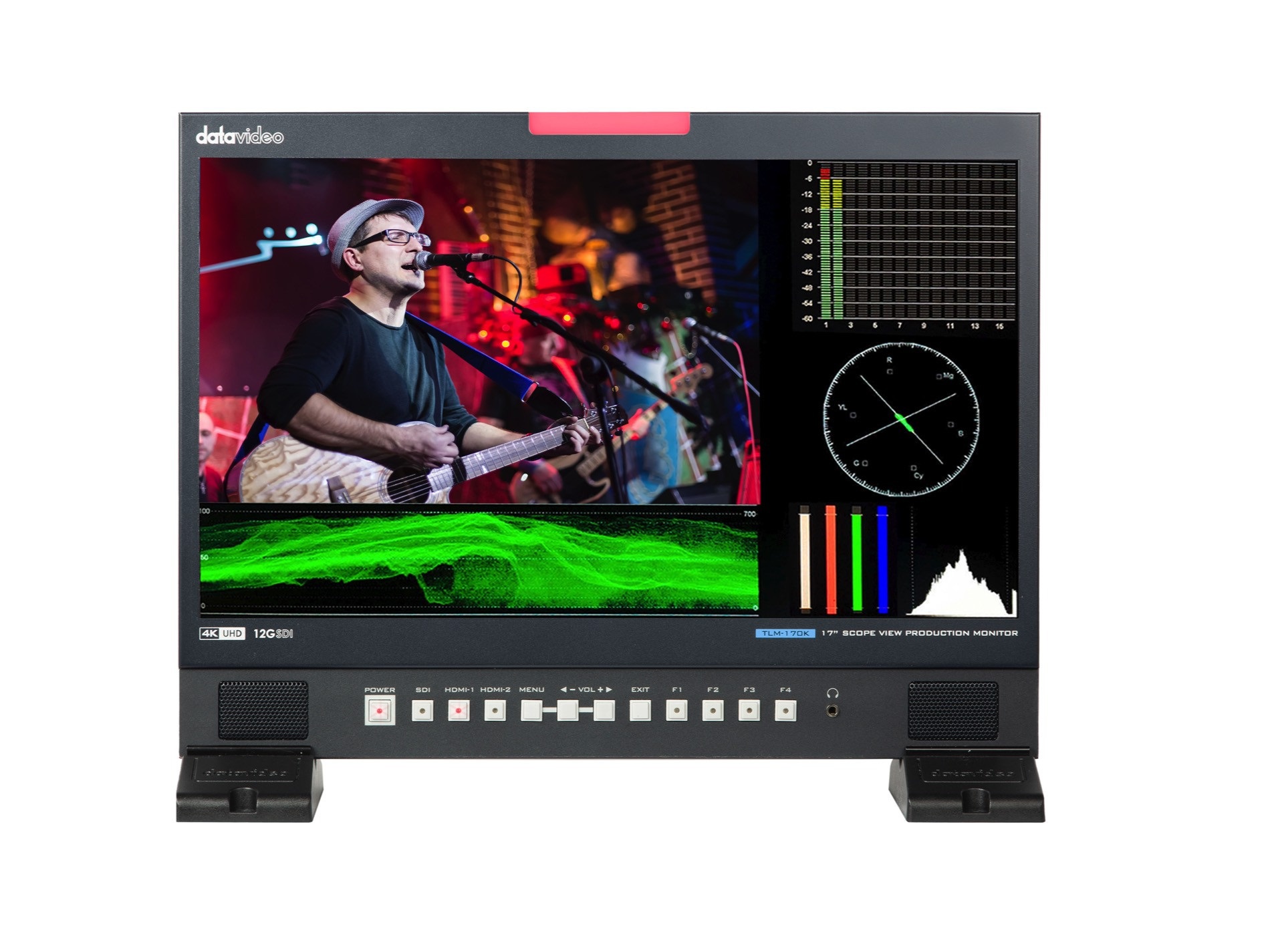 TLM-170K 4K 17 inch ScopeView Production Monitor-Desktop by Datavideo